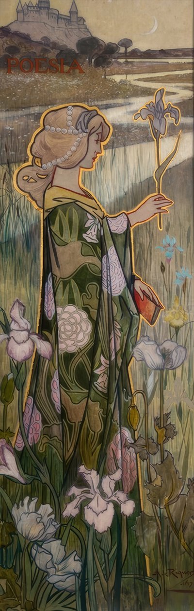 Allegory of Poetry by Alexandre de Riquer