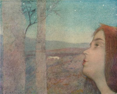 The Bird Call by Alexandre de Riquer
