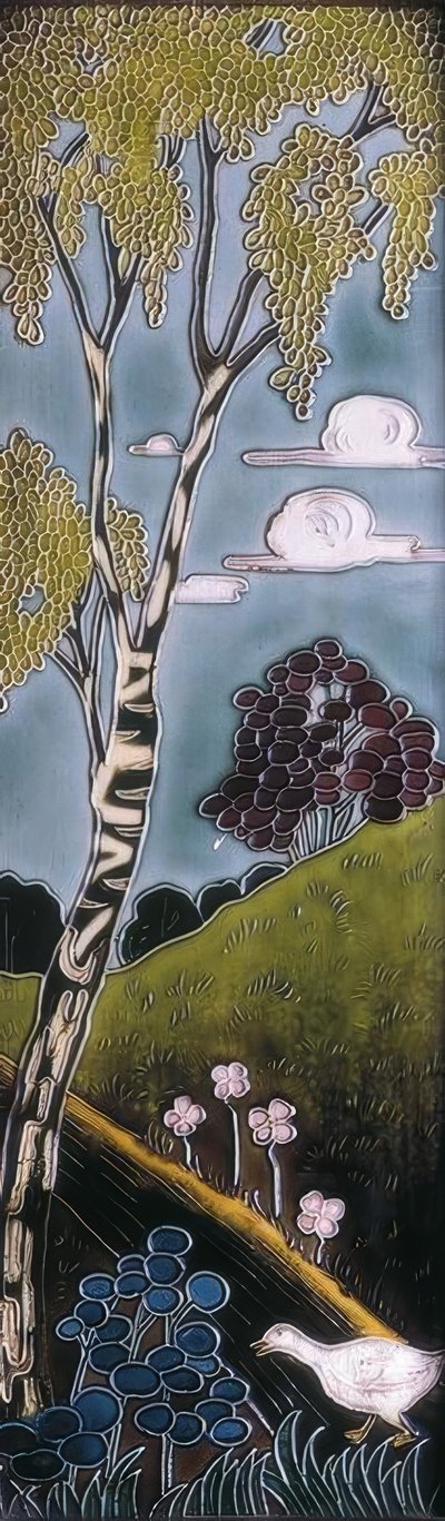 Modernist Enamel (Detail) by Alexandre de Riquer