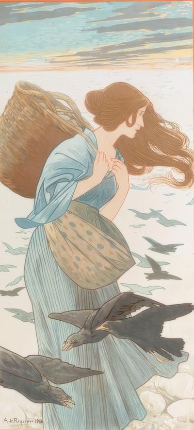 Winter by Alexandre de Riquer
