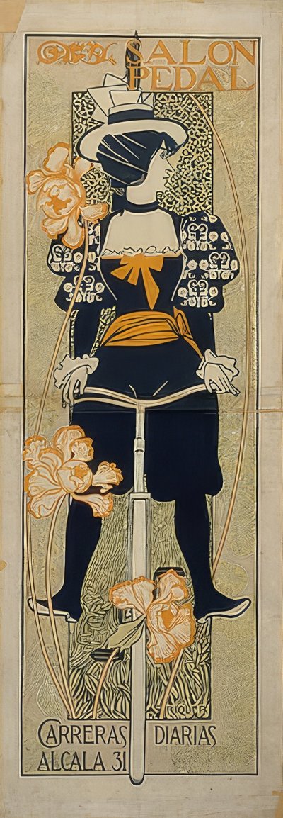 Salon Pedal. 1897 by Alexandre de Riquer