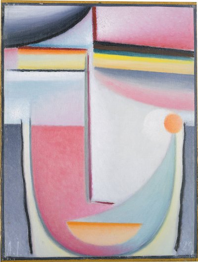 Abstract Head: Symphony in Pink by Alexej von Jawlensky