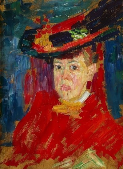 Portrait of Marianne von Werefkin by Alexej von Jawlensky
