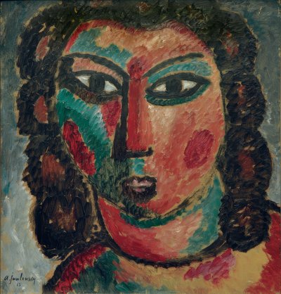 Brown Curls by Alexej von Jawlensky