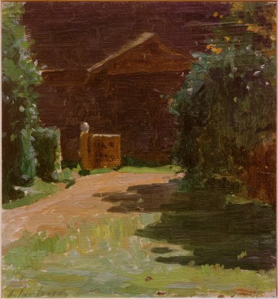 Entrance to Ansbaki Castle by Alexej von Jawlensky