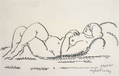 Female Nude by Alexej von Jawlensky