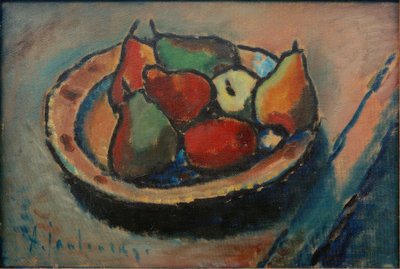 Fruit Still Life by Alexej von Jawlensky