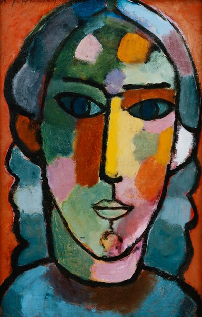 Head of Girl by Alexej von Jawlensky