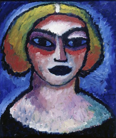 Head of a Woman by Alexej von Jawlensky