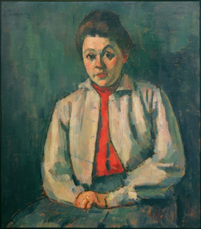 Helene with Red Vest by Alexej von Jawlensky