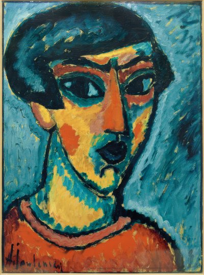 Head in Blue by Alexej von Jawlensky