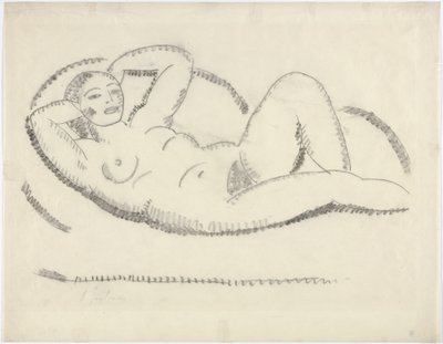 Reclining Nude by Alexej von Jawlensky