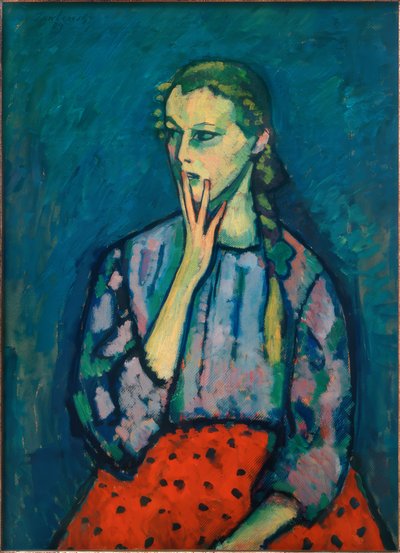Portrait of a Girl, 1909 by Alexej von Jawlensky