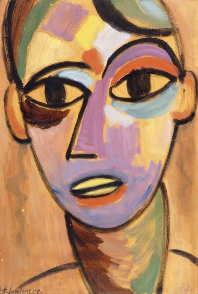 Mystic Head: Youth I by Alexej von Jawlensky