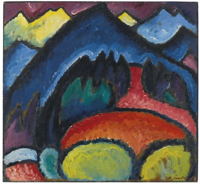 Oberstdorf Mountains, 1912 by Alexej von Jawlensky