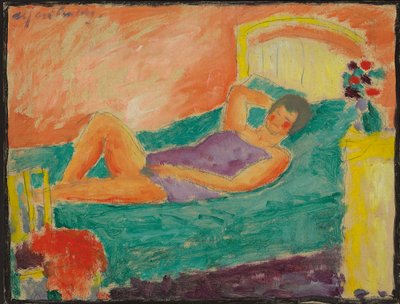 Reclining Girl by Alexej von Jawlensky