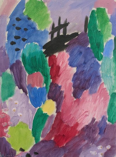 Red Road, St. Prex. 1915 by Alexej von Jawlensky