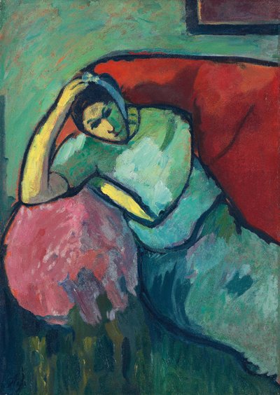 Seated Woman by Alexej von Jawlensky