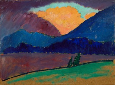 Summer Evening in Murnau by Alexej von Jawlensky