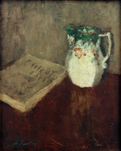 Still Life with Jug and Book by Alexej von Jawlensky