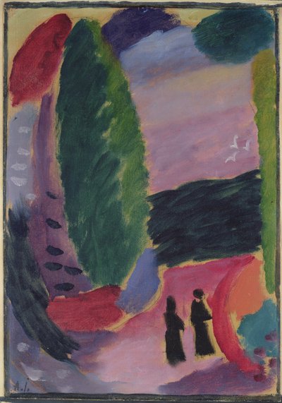 Variation, 1916-17 by Alexej von Jawlensky