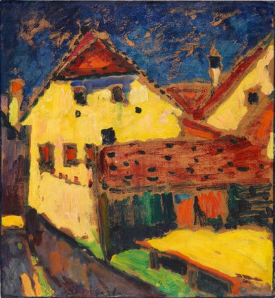 Yellow houses by Alexej von Jawlensky