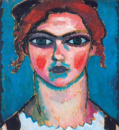 Young Woman with Green Eyes, c.1910 by Alexej von Jawlensky