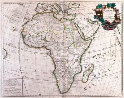 Africa by Alexis Hubert Jaillot
