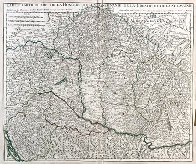 Hungary, Romania, Croatia (Spalato) by Alexis Hubert Jaillot