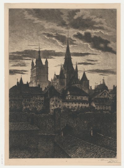View of Lausanne by Alexis Forel