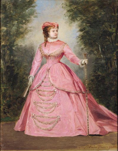 Hortense Schneider (1838-1920) 1868 by Alexis Joseph Perignon