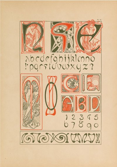 Documents Décoratifs, 1902 by Alfons Marie Mucha