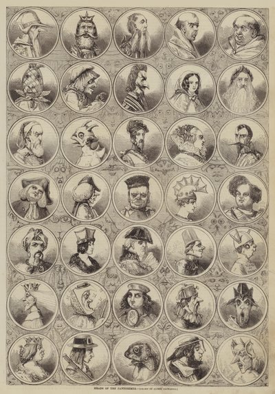 Heads of the Pantomimes by Alfred Crowquill