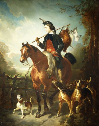 The Young Gamekeeper by Alfred Dedreux