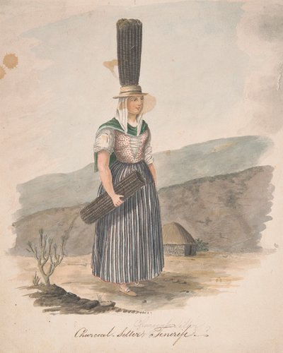 Charcoal Seller, Tenerife by Alfred Diston