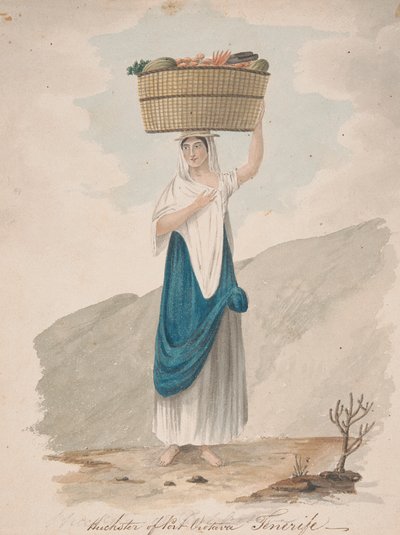 Huckster of Port Orotava, Tenerife by Alfred Diston