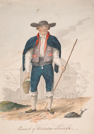 Peasant of Miradero, Tenerife by Alfred Diston