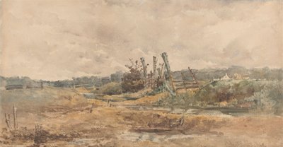 River Landscape by Alfred Downing Fripp