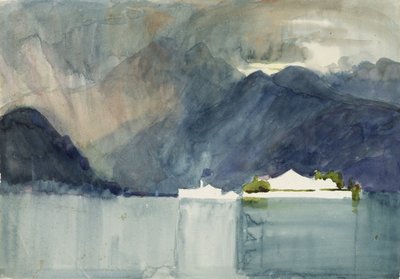 A Swiss Lake by Alfred East