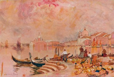 Evening Glow, Venice by Alfred East