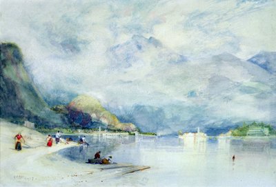 Lake Maggiore from Stresa by Alfred East