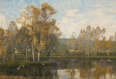 The Sleepy River Somme by Alfred East