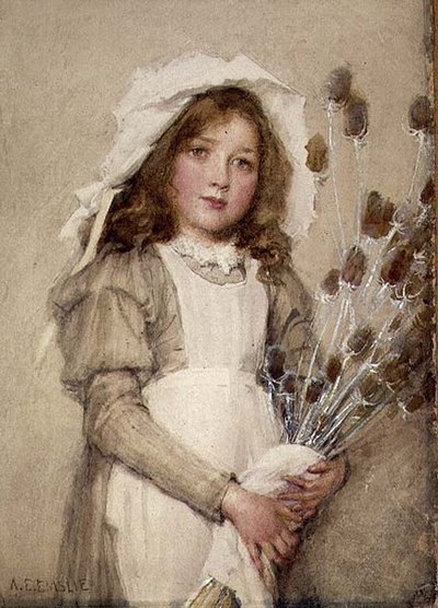 A Bunch of Teasels by Alfred Edward Emslie