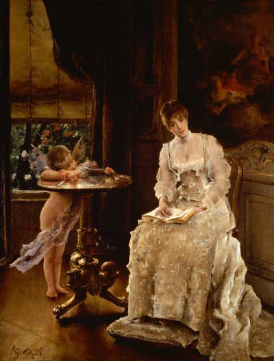 Daydream by Alfred Emile Stevens