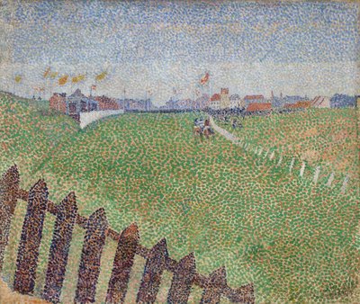 The Wellington Racecourse in Drizzle (Ostend) by Alfred Finch