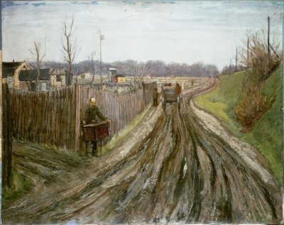 Organ Grinder by Alfred Frank