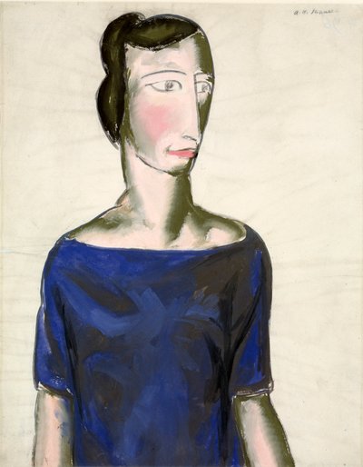 Portrait of a Girl by Alfred H. Maurer