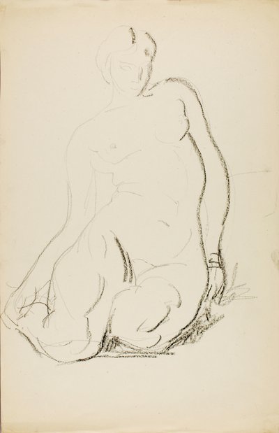 Seated Nude by Alfred H. Maurer