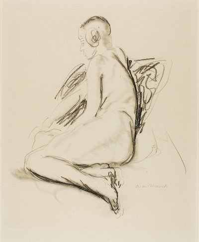 Seated Nude by Alfred H. Maurer