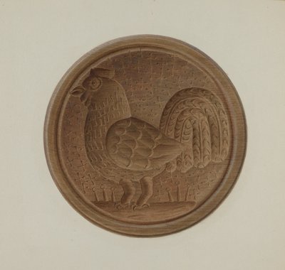 Pa. German Butter Mold by Alfred H. Smith